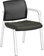 lorell llr30945 stackable fabric chair logo