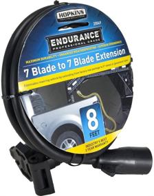 img 1 attached to 🚚 Endurance Hopkins 20049 7-to-7 Blade 8' Molded Cable 5th Wheel Extension: Enhance Towing Range with Reliable Durability