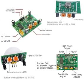 img 1 attached to 📷 Разработочная плата камеры Stemedu ESP32-CAM 2MP с беспроводным WiFi, Bluetooth и датчиком движения HC-SR501 PIR: Идеально подходит для Arduino, Raspberry Pi.