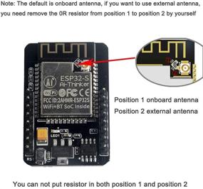 img 2 attached to 📷 Разработочная плата камеры Stemedu ESP32-CAM 2MP с беспроводным WiFi, Bluetooth и датчиком движения HC-SR501 PIR: Идеально подходит для Arduino, Raspberry Pi.