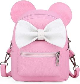img 3 attached to Moonlitt Bowknot Traveling Backpack Daypacks Kids' Furniture, Decor & Storage