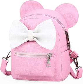 img 2 attached to Moonlitt Bowknot Traveling Backpack Daypacks Kids' Furniture, Decor & Storage