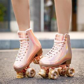 img 3 attached to GOUPSKY Womens Roller Skating Outdoor