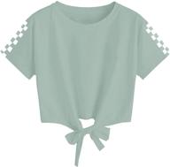 stylish maroon girls' casual t-shirts: chic tops, tees & blouses for girls' clothing logo