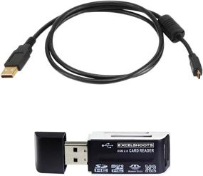 img 4 attached to Enhance Your Canon EOS M50 Mirrorless Camera Experience with Excelshoots USB Cable & Card Reader