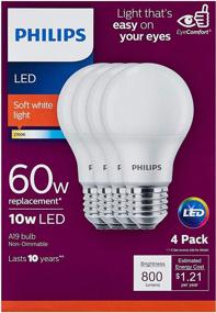 img 3 attached to 💡 Brilliant and Energy-Efficient Philips 60W Equivalent White Light Bulb