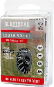 img 4 attached to 🔧 GlueTread External Patch Kit: No Tire Removal Needed for Tubeless Tires - ATV Sidewall Repair - Patch 4 Tires