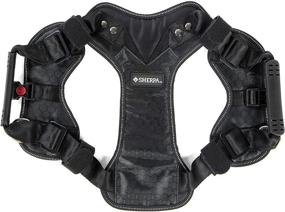 img 1 attached to 🐾 Sherpa Crash-Tested Dog Harness - Adjustable, Multi-Purpose & Super Strong with No-Pull D Ring - Easy-to-Use Seatbelt Harness in Black