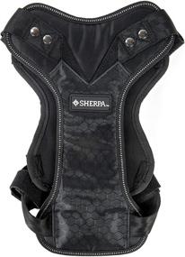 img 4 attached to 🐾 Sherpa Crash-Tested Dog Harness - Adjustable, Multi-Purpose & Super Strong with No-Pull D Ring - Easy-to-Use Seatbelt Harness in Black