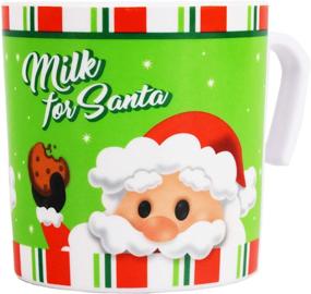 img 2 attached to 🍪 Cookies & Santa Plate Mug Set for Food Service Equipment & Supplies