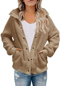 img 4 attached to MEROKEETY Women's Winter Sleeve Pockets Coat, Jackets & Vests for Women