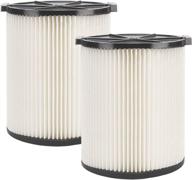 yuefeng vf4000 replacement filter: enhance your ridgid and husky vacuum performance (2 pack) логотип