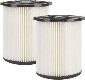 img 4 attached to YUEFENG VF4000 Replacement Filter: Enhance Your Ridgid and Husky Vacuum Performance (2 Pack)