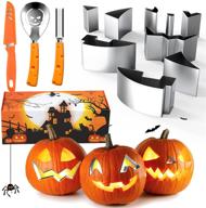 🎃 limiroler halloween pumpkin carving kit - stainless steel tools set for kids and adults - manual engraving knife for irregularly shaped pumpkins logo