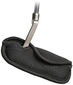 img 2 attached to Premium Neoprene Black Golf Putter Headcover - Ultimate Protection for Blade Putters - Fits Right Handed Clubs