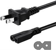 🔌 top-quality 2 prong ac power cord: perfect replacement for vizio d/e/m series hdtv and sound bars logo