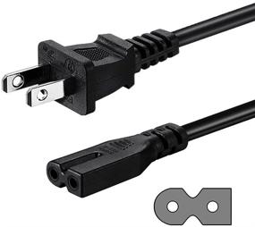 img 3 attached to 🔌 Top-Quality 2 Prong AC Power Cord: Perfect Replacement for Vizio D/E/M Series HDTV and Sound Bars