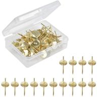 🕰️ timesetl 60 pcs assorted one step hangers - iron alloy nail hooks, 20 lbs capacity - professional plaster picture hanging kit for clocks, mirrors, picture frames - wooden or drywall mounting hardware included - ideal for jewelry display and more logo