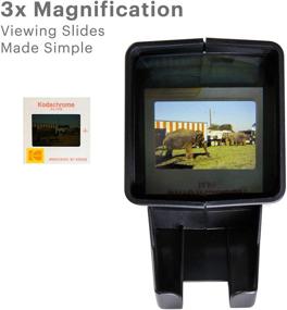 img 3 attached to 🔍 KODAK 35mm Slide and Film Viewer - Battery Powered, Triple Magnification, LED Lighted Viewing – for 35mm Slides &amp; Film Negatives