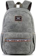bendopa pattern backpack college students logo