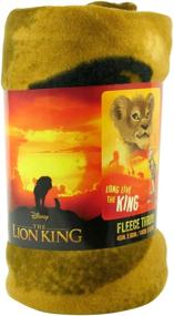 img 2 attached to Disney The Lion King Kids Fleece Blanket & Throw: Super Soft, Warm, Breathable Fabric Comfort for Nap Time, 45 x 60 inch Collectible Ideal for Newborns, Toddlers, Babies, Children