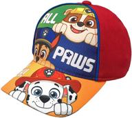 🧢 nickelodeon paw patrol toddler boys baseball cap age 2-5, cotton material logo