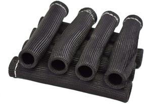 img 1 attached to 🔥 A-Team Performance Spark Plug Wire Boot Heat Shield: Premium Protector Sleeve Braided Cover for Cars, Trucks, Hot Rods, and Race Cars – 1,200 Degrees Heat Resistance – 6" Long - Black (8 PCS)