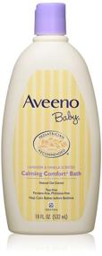img 2 attached to 🛀 Aveeno Baby Calming Comfort Bath: 18 oz - 2 pk - Gentle & Soothing Formula