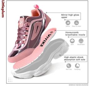 img 3 attached to 👟 Stylish Lightweight Women's Shoes: Laceless Sneakers for Fashionable Athletes