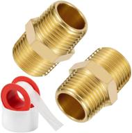 fittings threaded straight connector couplings logo