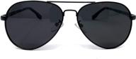 🕶️ ultimate wedding ring bearer security sunglasses (aviator) - youth size - with cleaning cloth & pouch: make it stylish and safe! logo