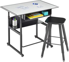 img 2 attached to Safco Products 1209DE Alphabetter Erase Kids' Home Store