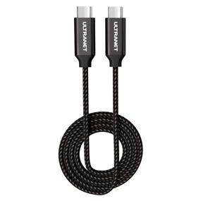 img 4 attached to ⚡️ ULTRANET USB C Cable 60W - Compatible with MacBook Pro/Air, Dell XPS 13, iPad Pro, iPhone, Switch, Galaxy - 9.84 ft Length