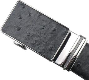 img 2 attached to Ratchet Leather Automatic Buckle Fathers Men's Accessories