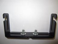 adjustable cb radio mounting bracket for workman c-526: 5 to 8-5/8 wide with quick release logo