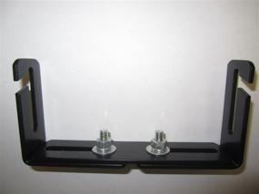 img 4 attached to Adjustable CB Radio Mounting Bracket for Workman C-526: 5 to 8-5/8 Wide with Quick Release