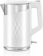 weking 1.8l double wall electric kettle - stainless steel fast boil water kettle for coffee, tea, cocoa, oatmeal - bpa free with overheating protection and auto shut-off - model wk-6017 логотип