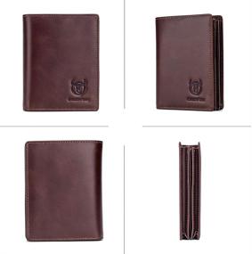 img 3 attached to 👜 Genuine Leather Wallet with Ample Compartments: BULLCAPTAIN Men's Accessories