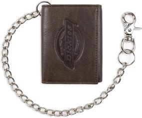 img 4 attached to Stylish and Durable: Dickies Trifold Wallet Brown Chain for a Timeless Look