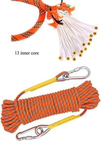 img 3 attached to 🏻 X XBEN Static Rock Climbing Rope - 10M(32ft), 20M(64ft), 30M(96ft), 50M(160ft), 70M(230ft), 152M(500FT), 352M(1000FT) - Ideal for Outdoor Climbing, Ice Climbing, Fire Rescue, Parachute & Escape Rope Equipment