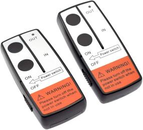 img 3 attached to 🚗 Enhance Off-Roading Experience: 2pcs 12V Recovery Wireless Winch Remote Control Kit for Truck Jeep ATV SUV - Handset Switch Controller 100 Feet