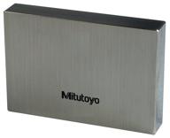 📏 mitutoyo 611615-531 gage block, steel rectangular, length 5.0 mm, asme grade 0 logo
