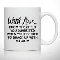 👨 the child you inherited | novelty coffee mug for stepdad: the perfect gift idea for stepfathers on father's day, birthdays, and more! logo