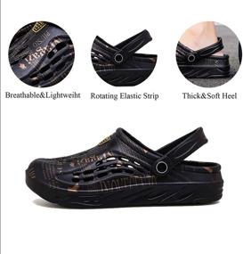 img 3 attached to 👟 CYian Classic Black Lightweight Slipper Shoes for Women and Men - Mules & Clogs