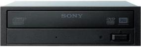 img 1 attached to Высокоскоростной внутренний DVD-ROM Sony DRU842A 20X с элегантной черной передней панелью.