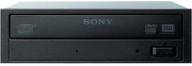 высокоскоростной внутренний dvd-rom sony dru842a 20x с элегантной черной передней панелью. логотип