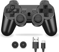 🎮 ps-3 controller wireless with skin cover - double shock gamepad for play-station 3 logo