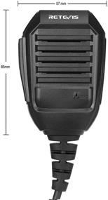 img 1 attached to Retevis Shoulder Speaker Compatible Baofeng Portable Audio & Video and CB & Two-Way Radios