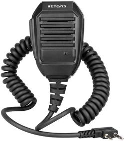 img 4 attached to Retevis Shoulder Speaker Compatible Baofeng Portable Audio & Video and CB & Two-Way Radios
