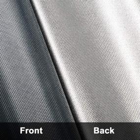 img 2 attached to 🚤 UXUNBlue Marine Grade 210D Boat Cover: Ideal for Trailering & Protective Solution for V-Hull, Tri-Hull, Runabouts, Bass Boats - Fits 17-19ft & 20-22ft - Lightweight & Durable